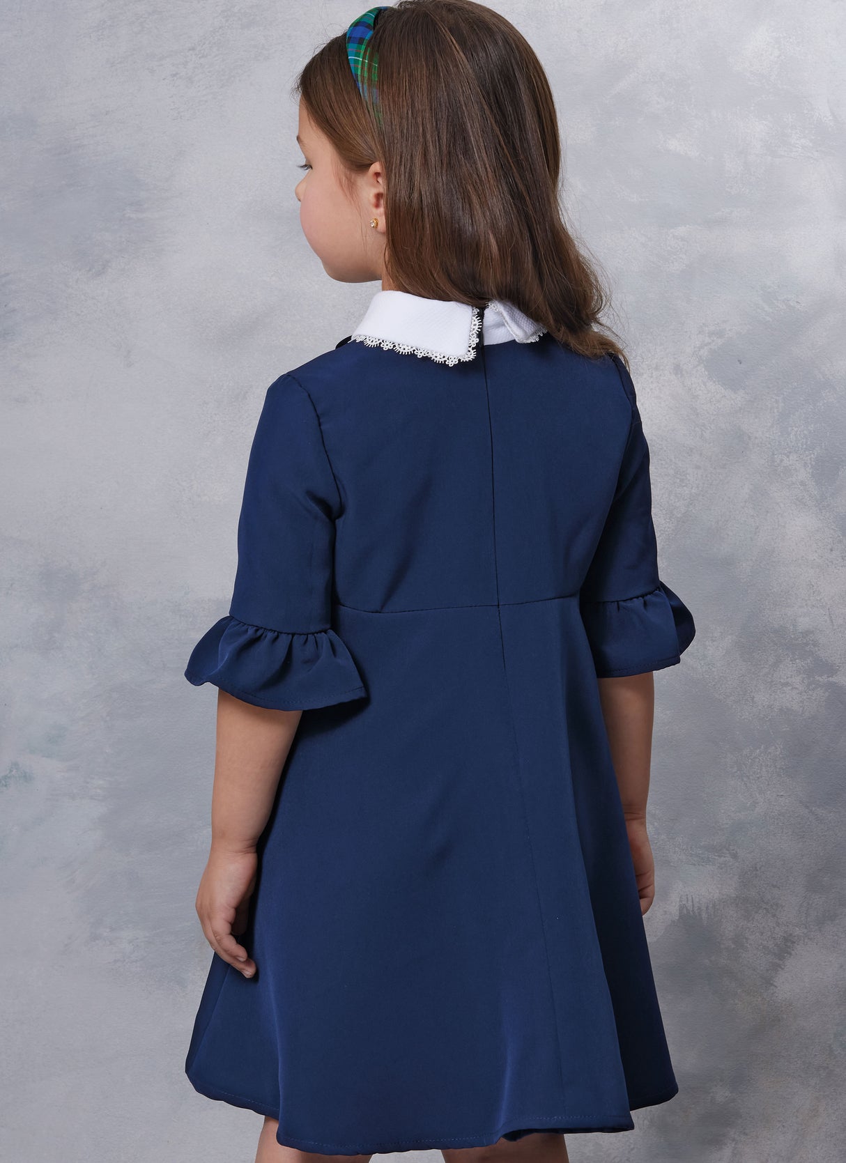 Patron Vogue n°2058 - Robe doublée pour enfant avec col Claudine