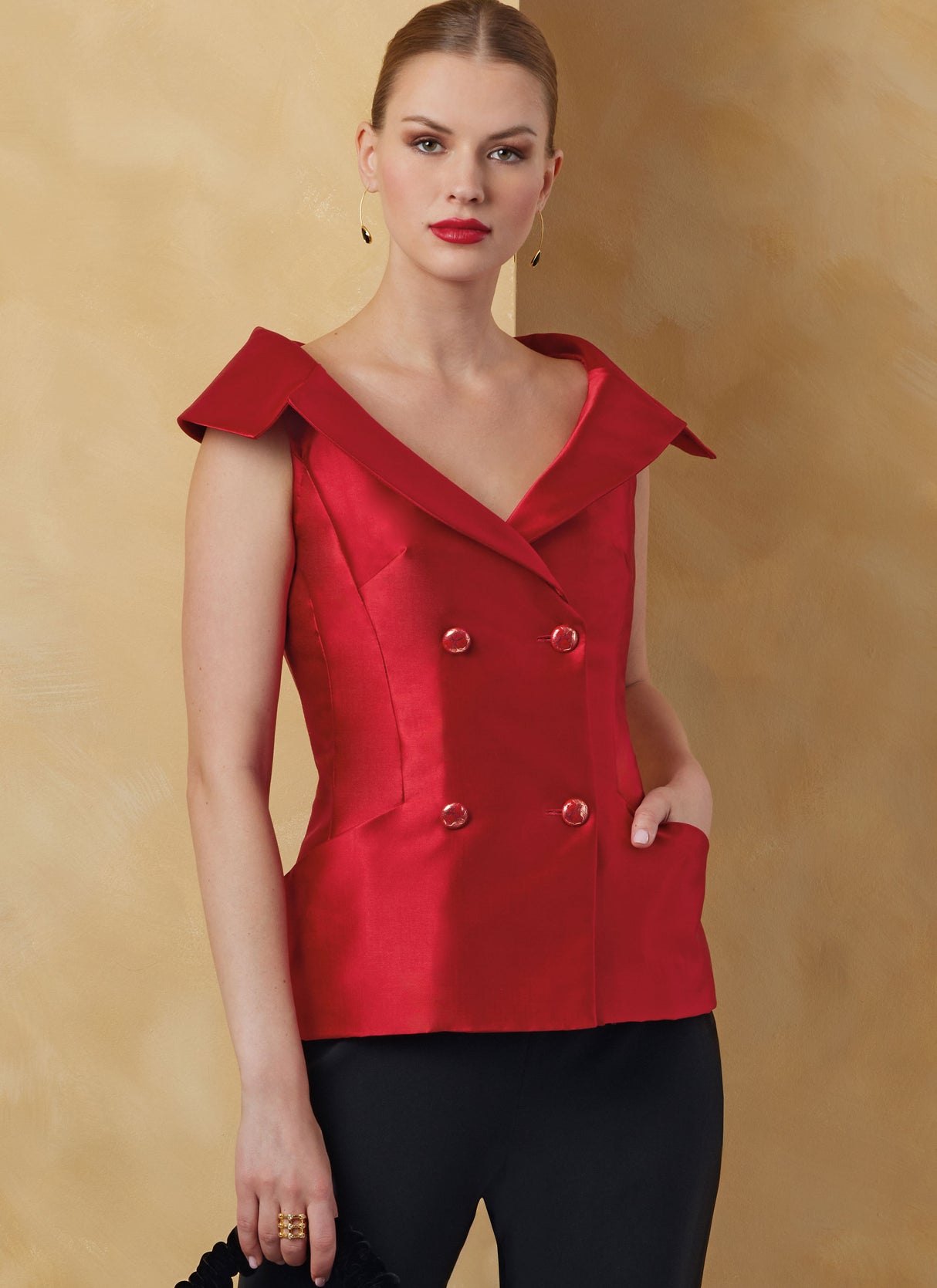 Patron Vogue n°2073 - Veste ajustée avec variations de manches