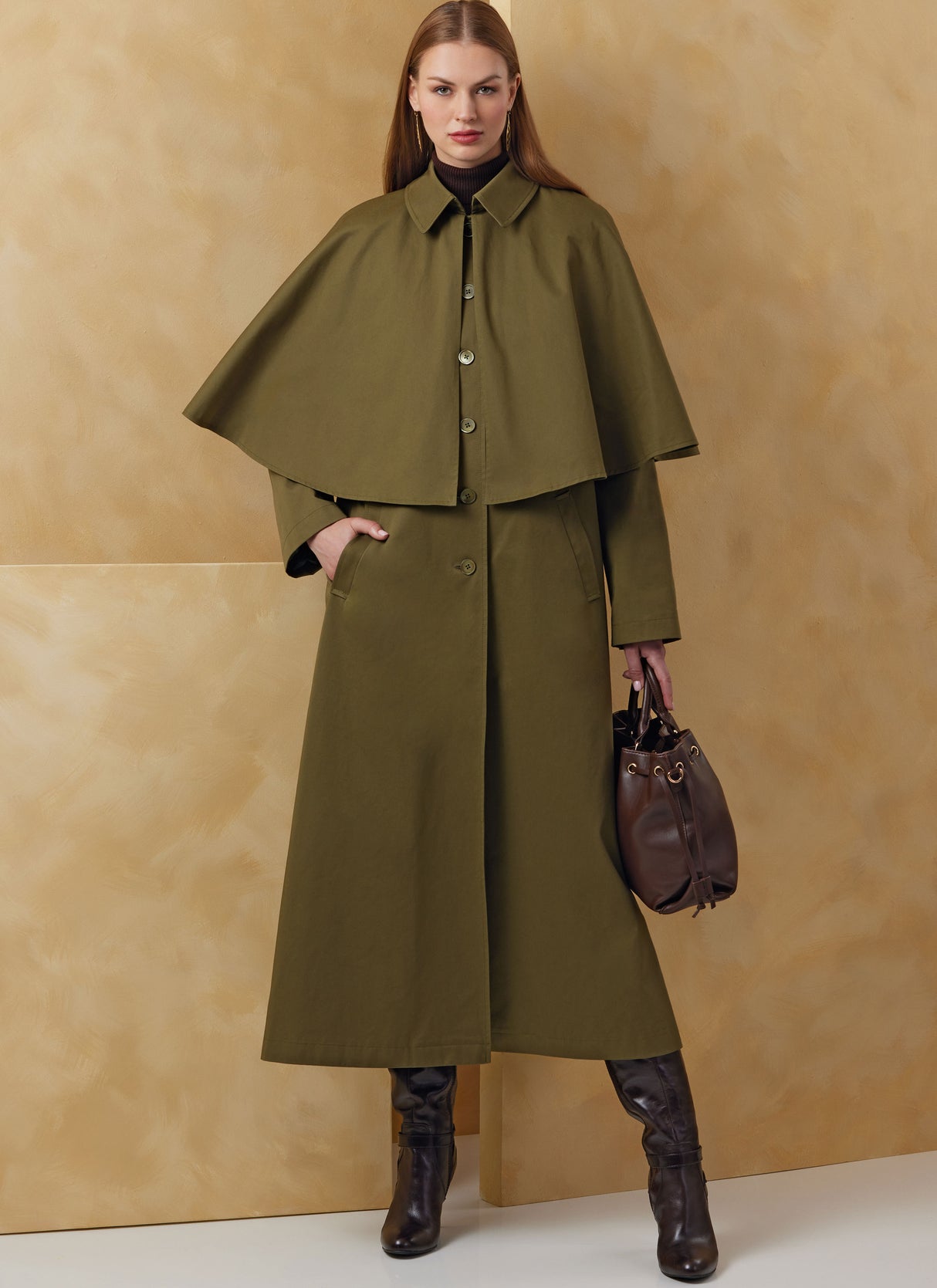 Patron Vogue n°2074 - Manteau cape pour femme