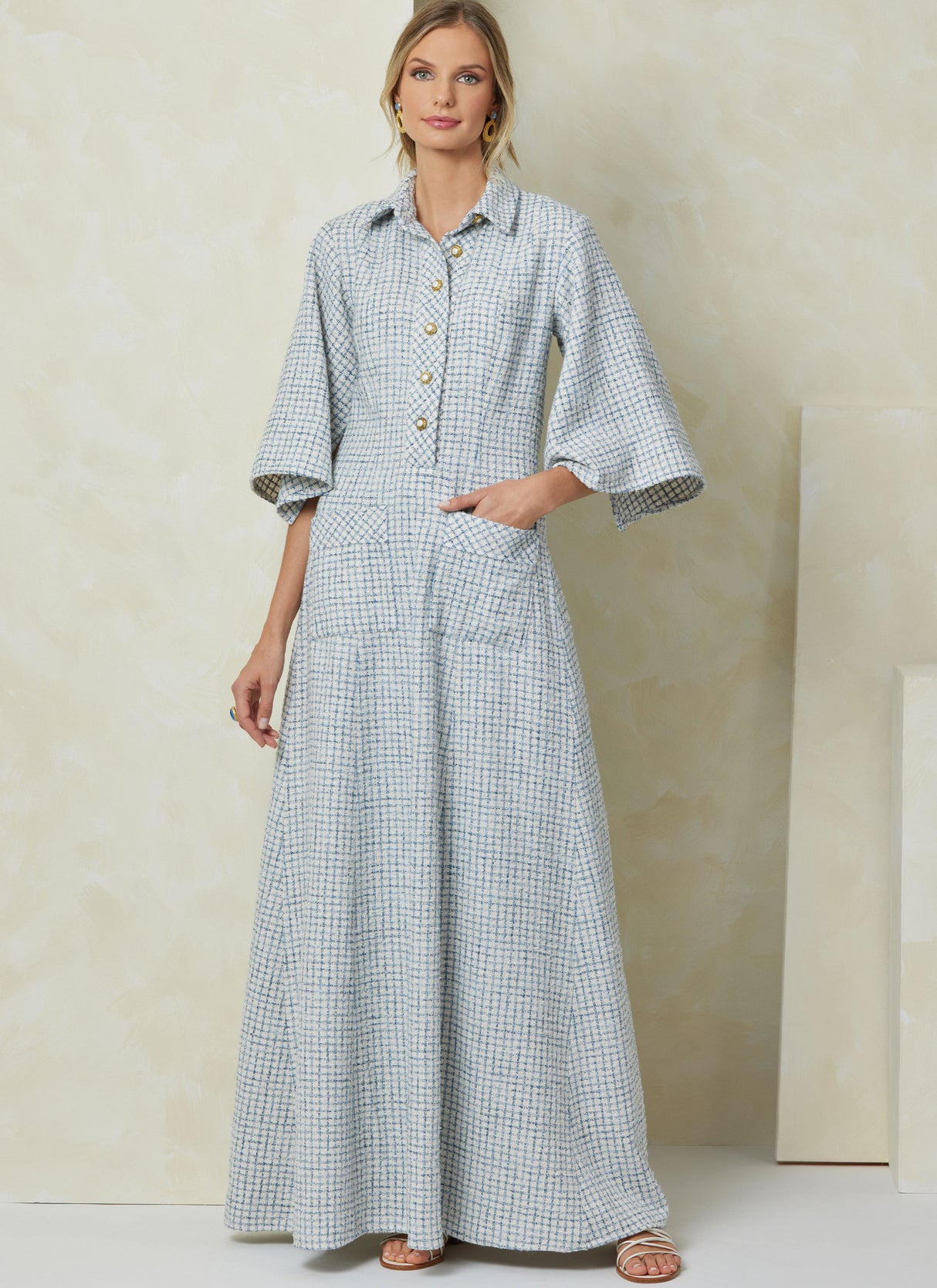 Patron Vogue n°2083 - Robe polo asymétrique deux longueurs