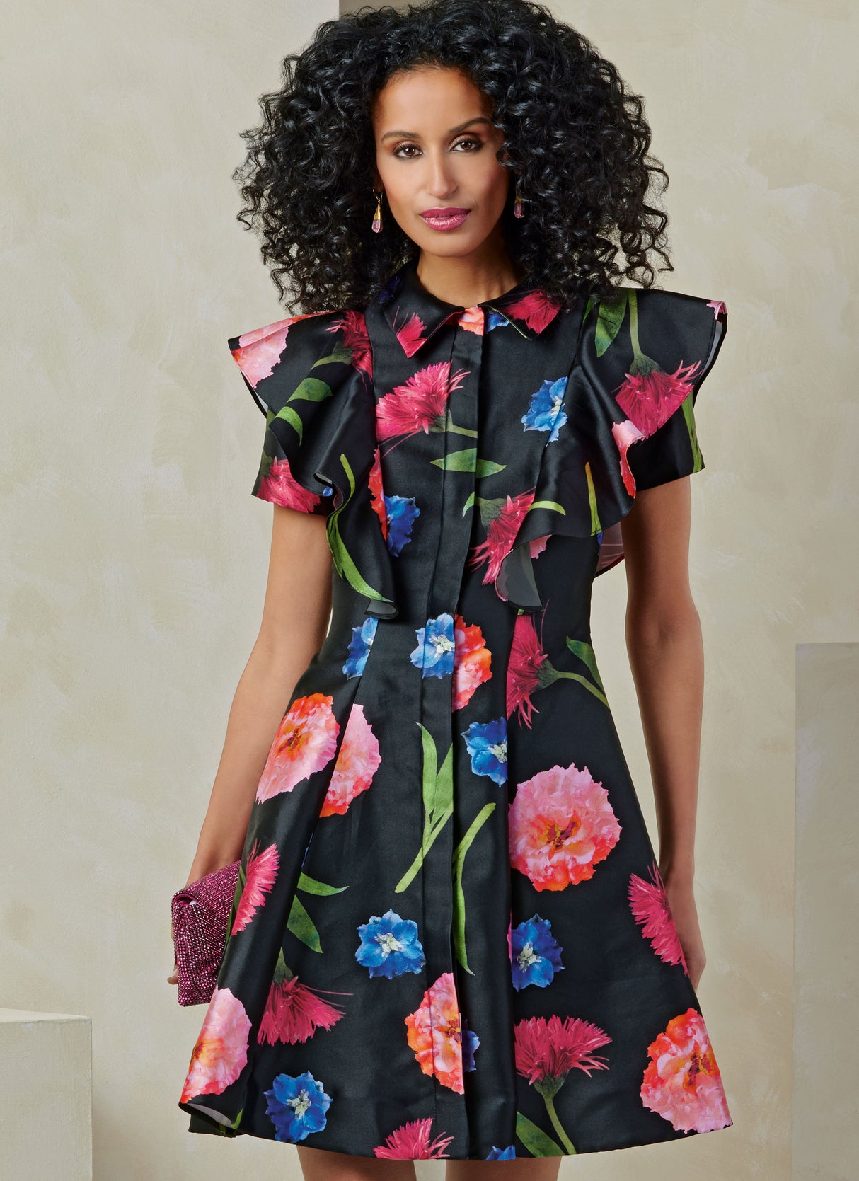 Patron Vogue n°2087 - Robe d’occasion spéciale à manches volantées