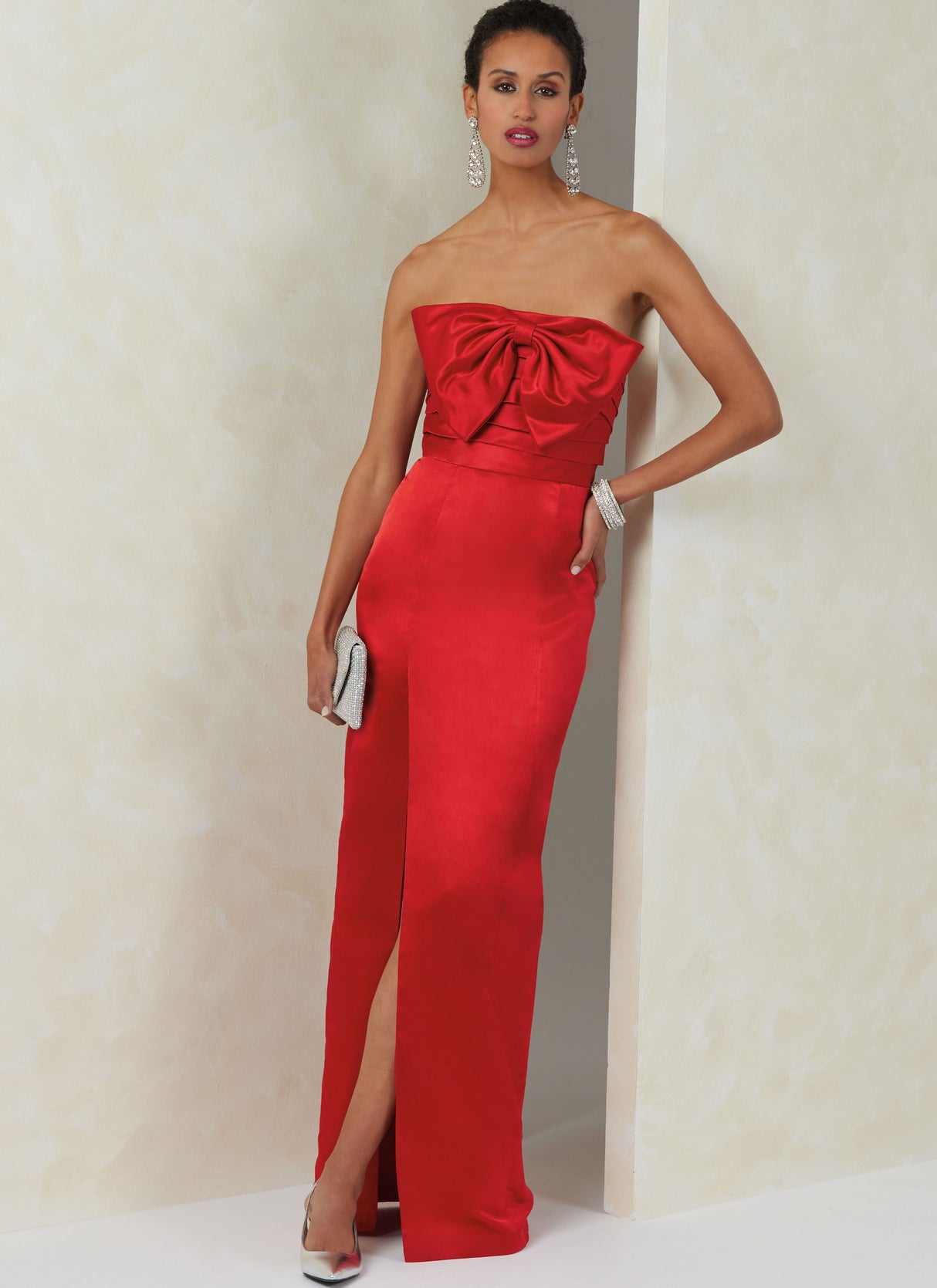Patron Vogue n°2088 - Robe bustier et sur-jupe plissée