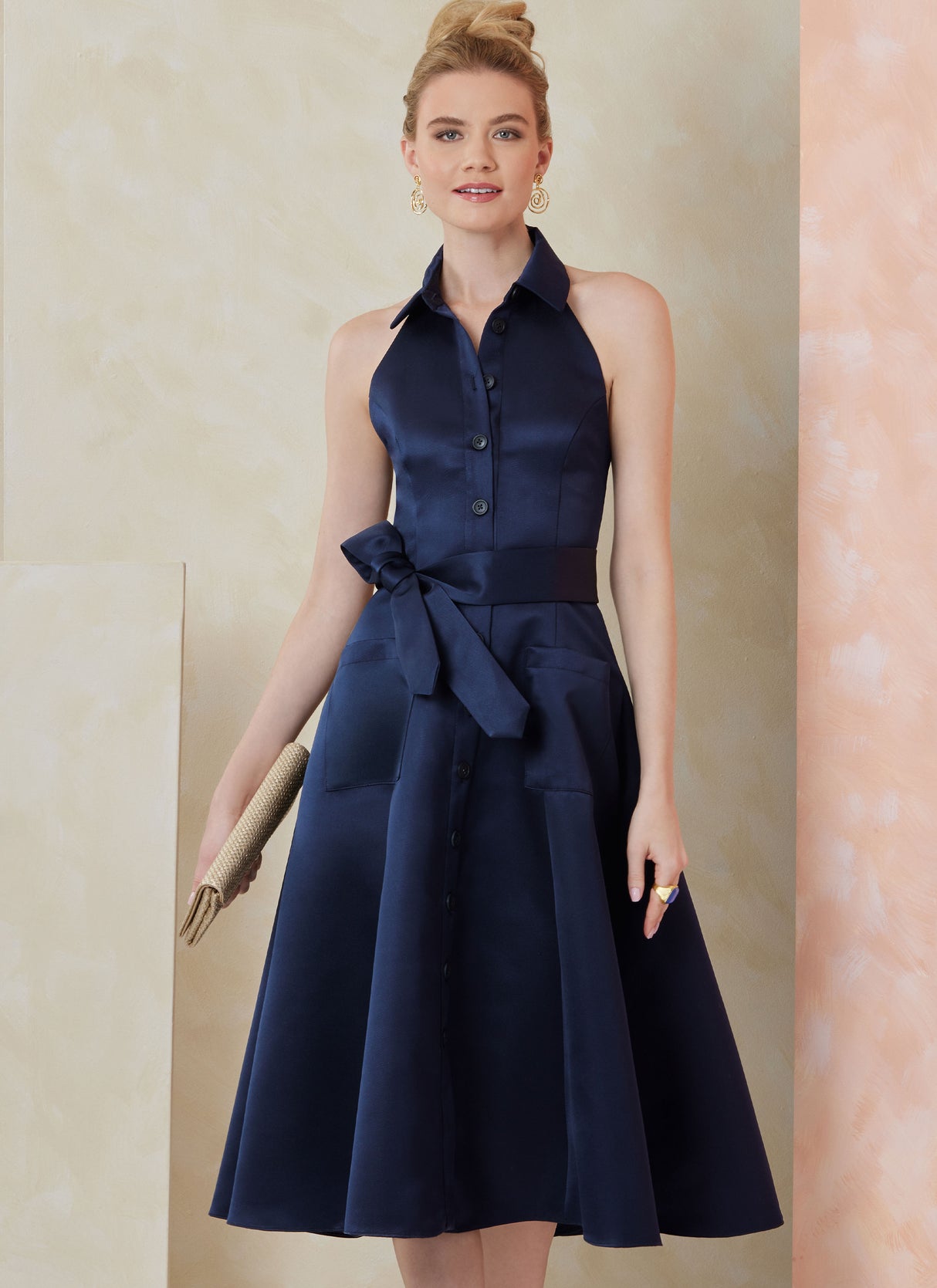 Patron Vogue n°2103 - Robe à encolure halter