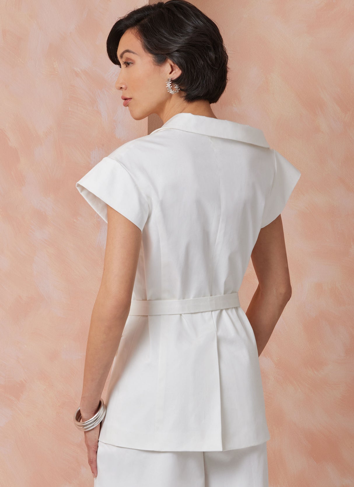 Patron Vogue n°2117 - Veste asymétrique & pantalon large à plis