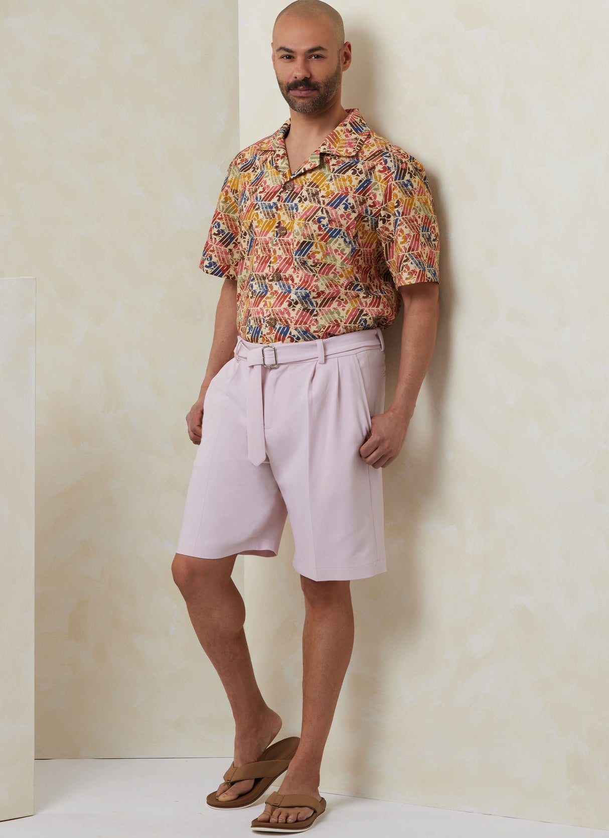 Patron Vogue n°2120- Chemise oversize, short, pantalon et ceinture