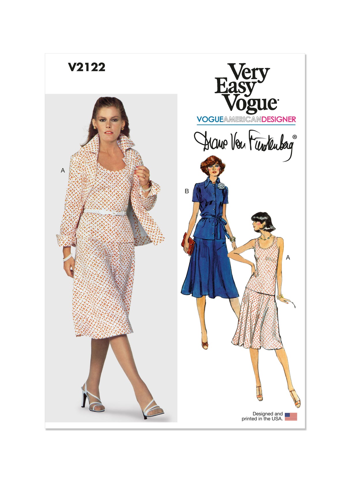 Patron Vogue n°2122 - Veste, jupe évasée, top et ceinture