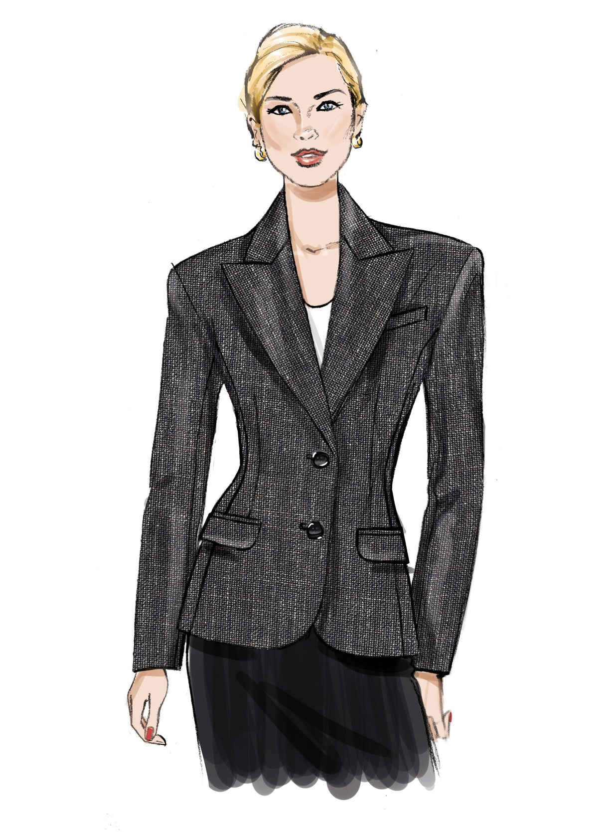 Patron Vogue n°2136 – Veste structurée doublée