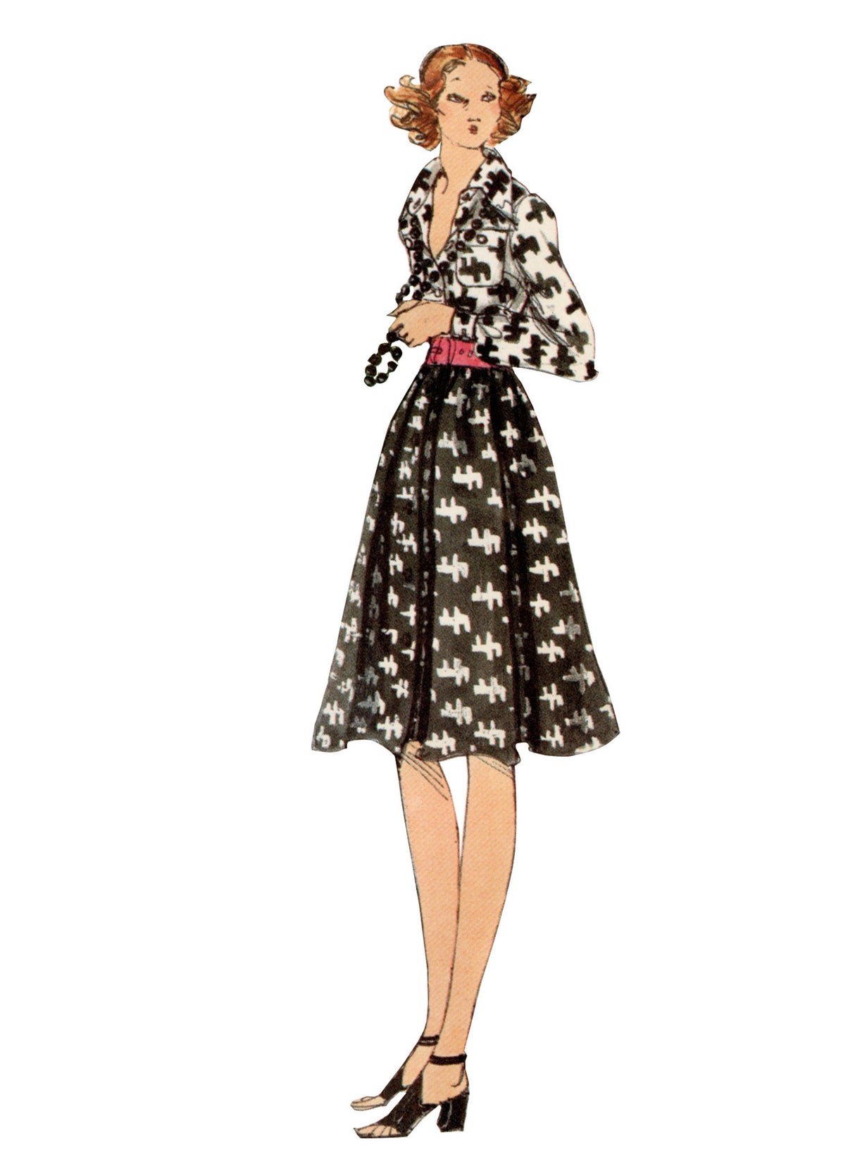 Patron Vogue n°2146 – Robe-chemise boutonnée élégante