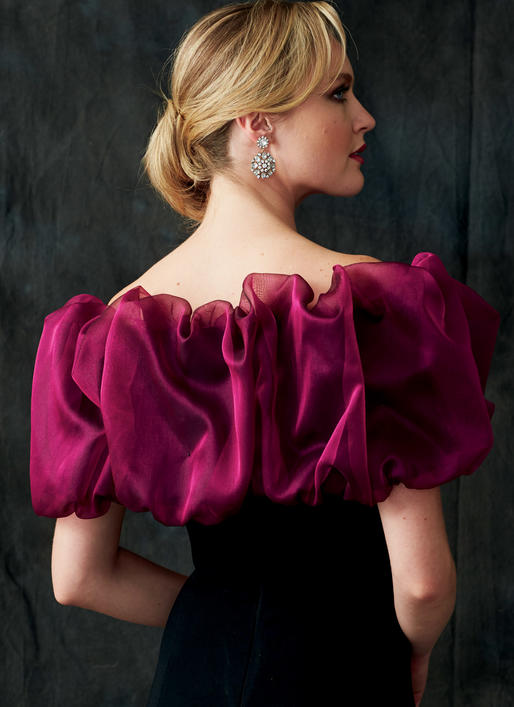 Patron Vogue n°9291 - Châles, boléro et écharpe avec variations élégantes