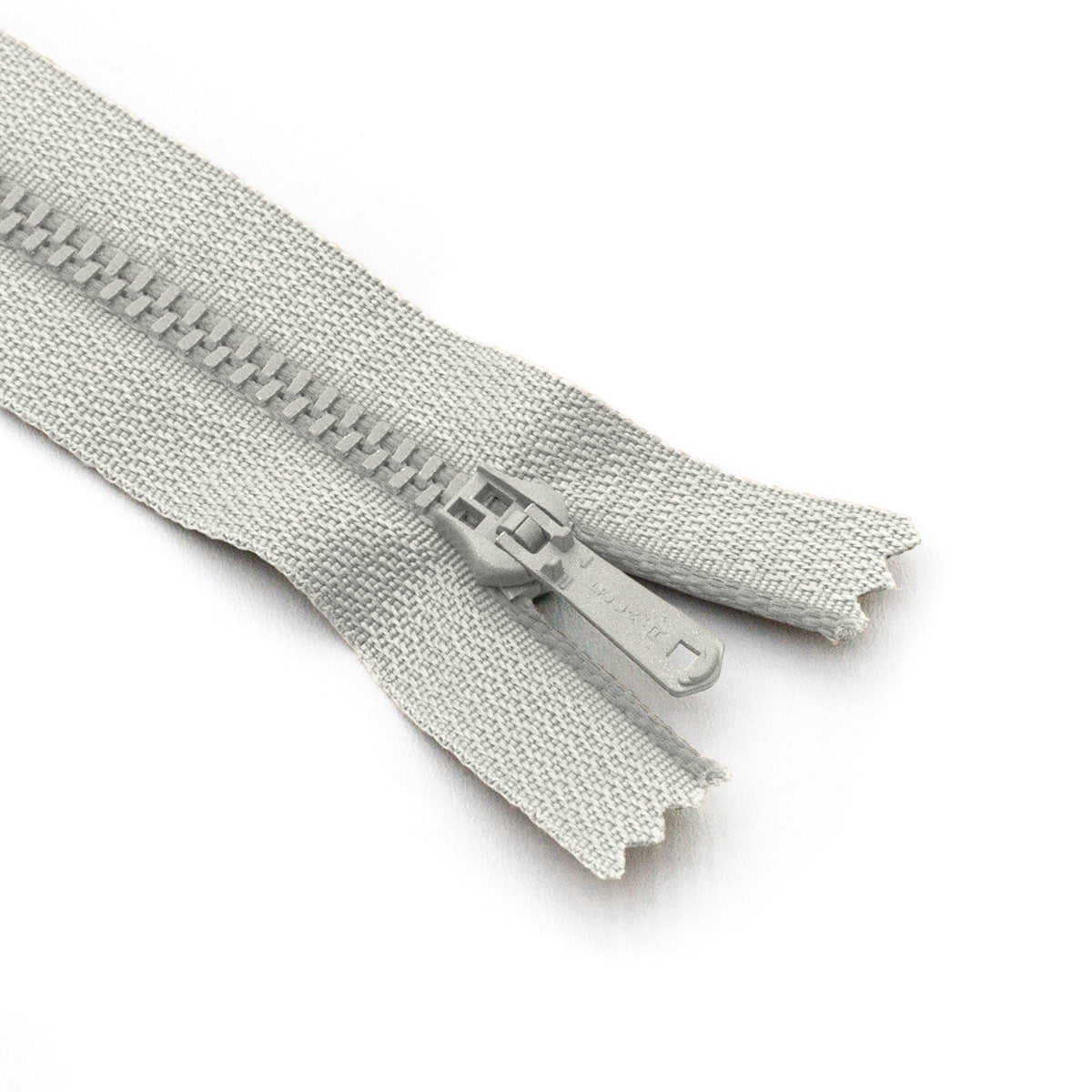 Fermeture éclair non séparable Prym Z13 gris clair – maille métallique 4 mm
