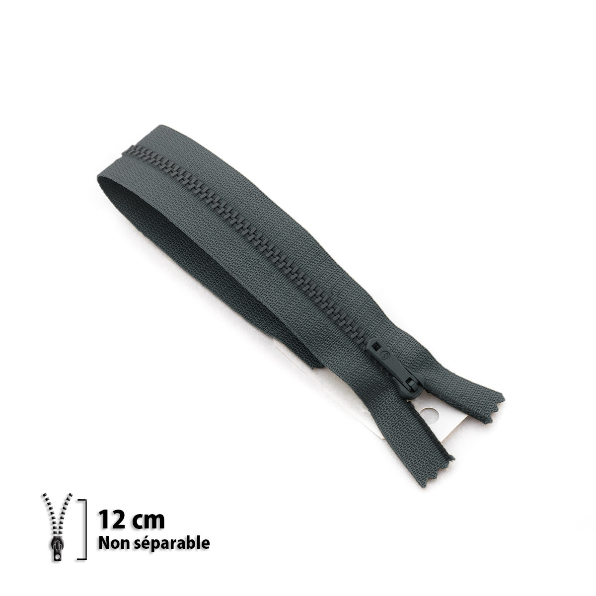 Fermeture éclair non séparable Prym Z13 anthracite – maille métallique 4 mm