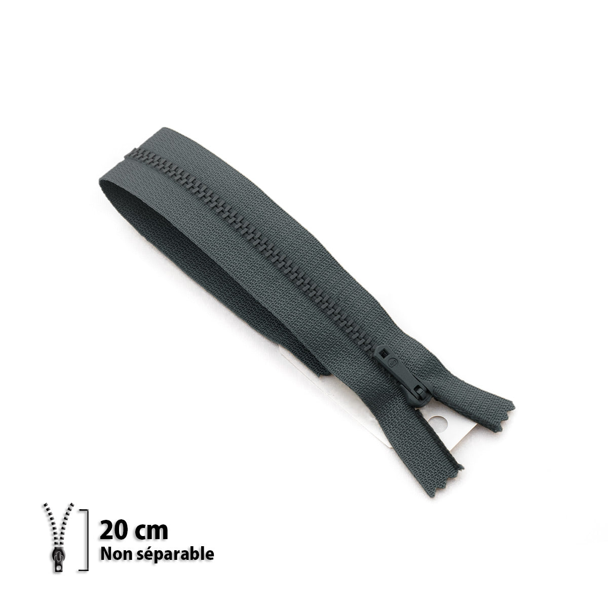 Fermeture éclair non séparable Prym Z13 anthracite – maille métallique 4 mm