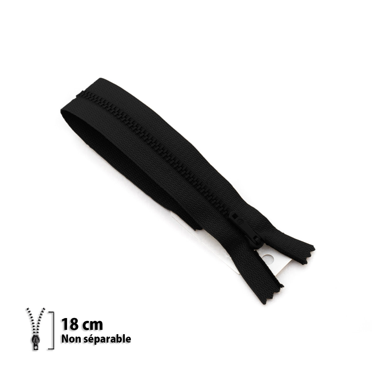 Fermeture éclair non séparable Prym Z13 noir – maille métallique 4 mm