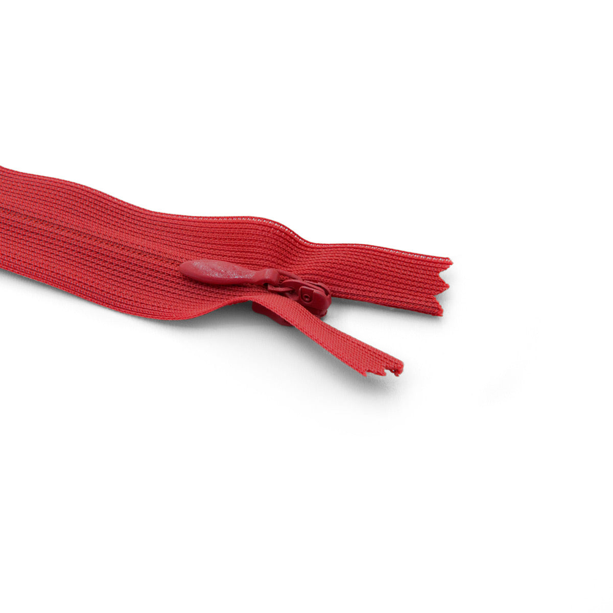 Fermeture éclair invisible non séparable Prym Z41 rouge – maille 4 mm
