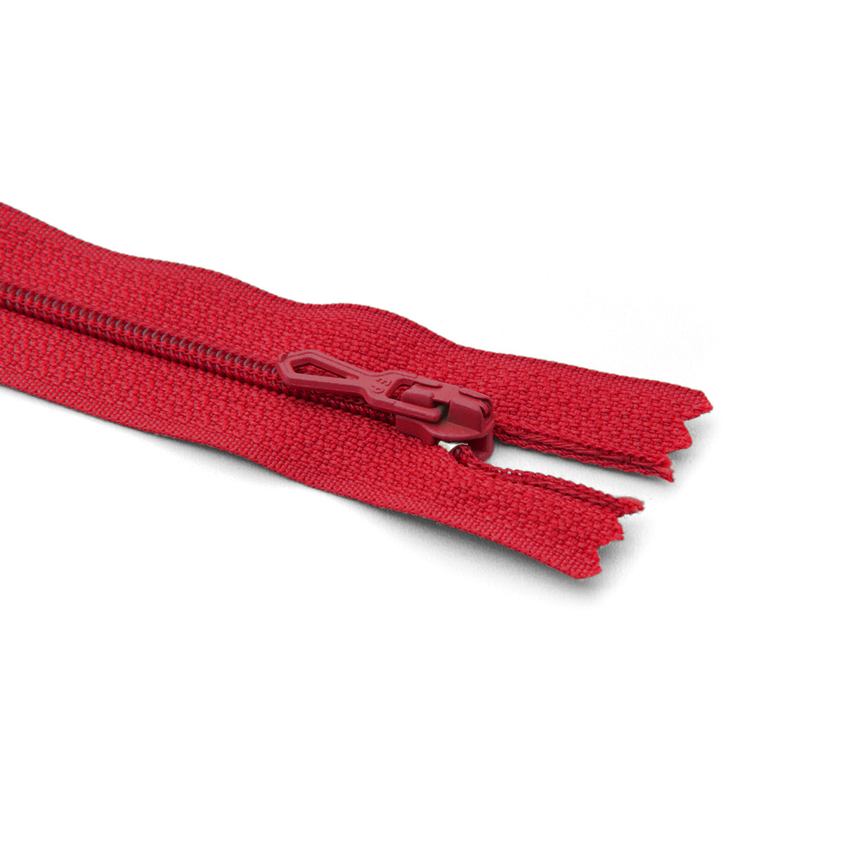 Fermeture éclair non séparable Prym Z51 rouge – maille nylon 4 mm