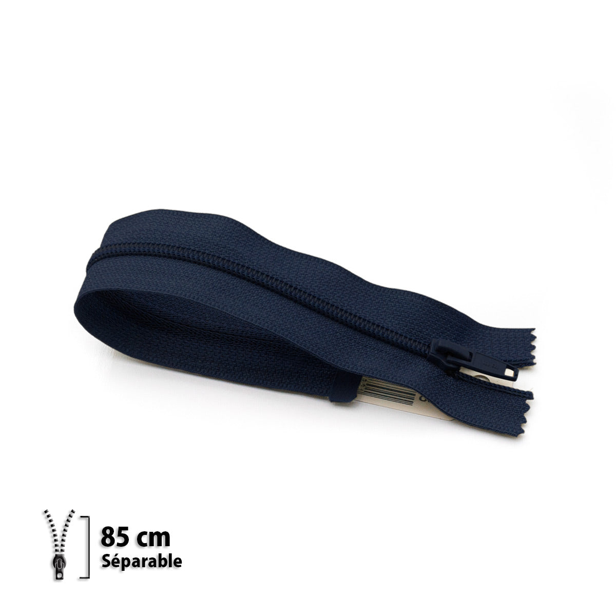 Fermeture éclair séparable Prym Z52 marine – maille nylon 6 mm