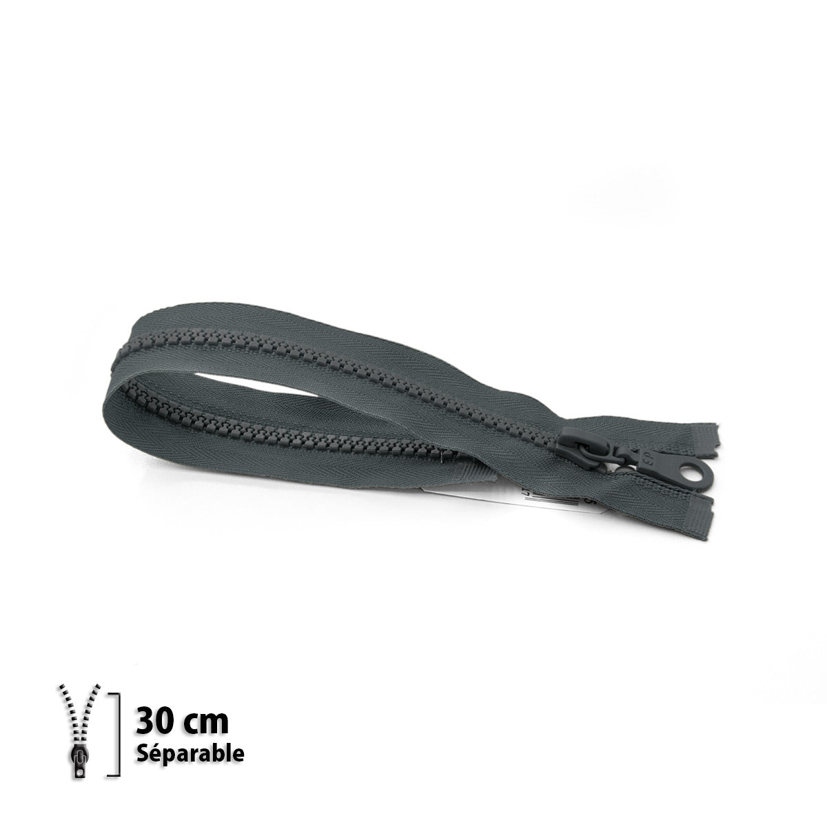 Fermeture Éclair Injectée Séparable Z54 Éclair-Prym – Anthracite - maille 6 mm