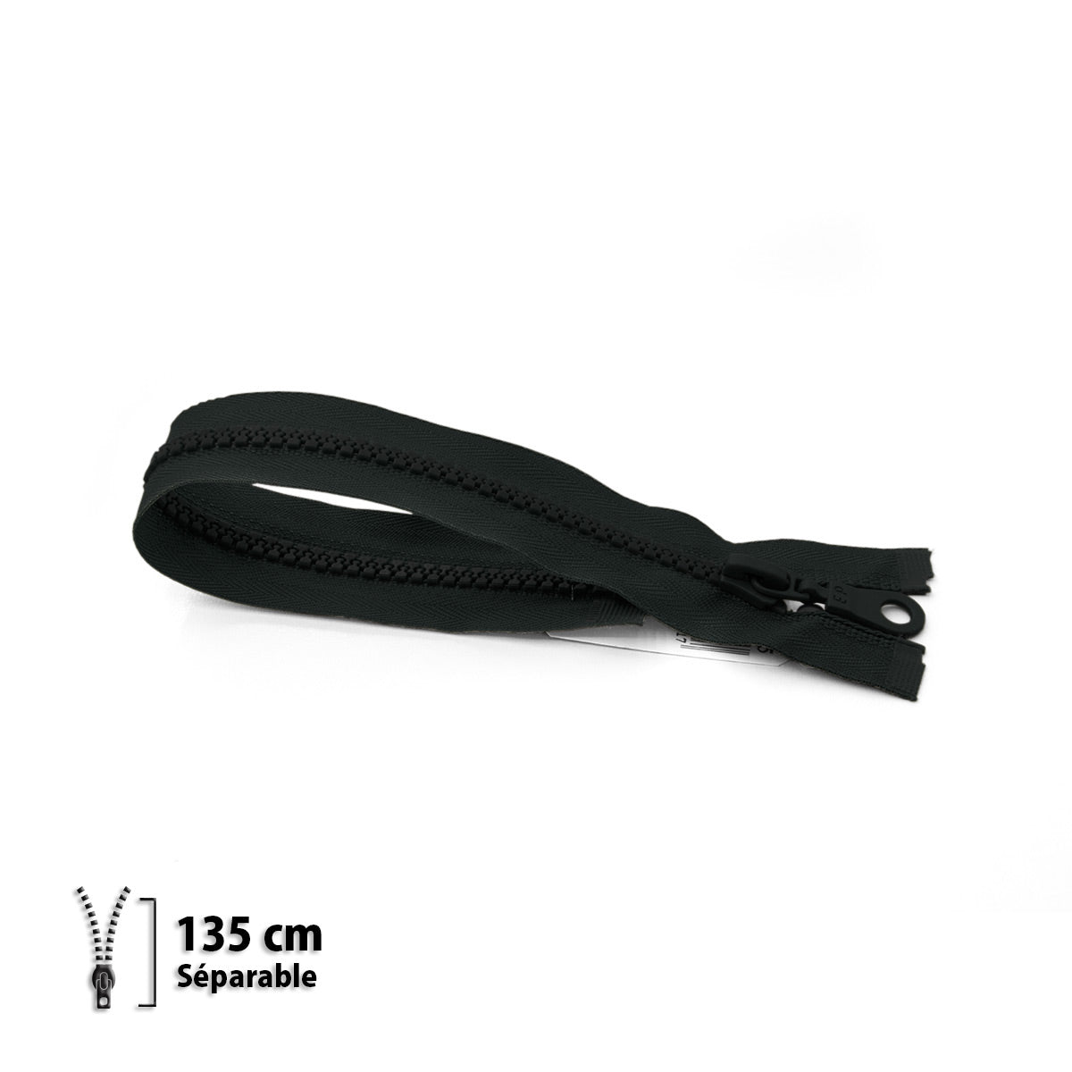 Fermeture Éclair Injectée Séparable Z54 Éclair-Prym - Noir - maille 6 mm
