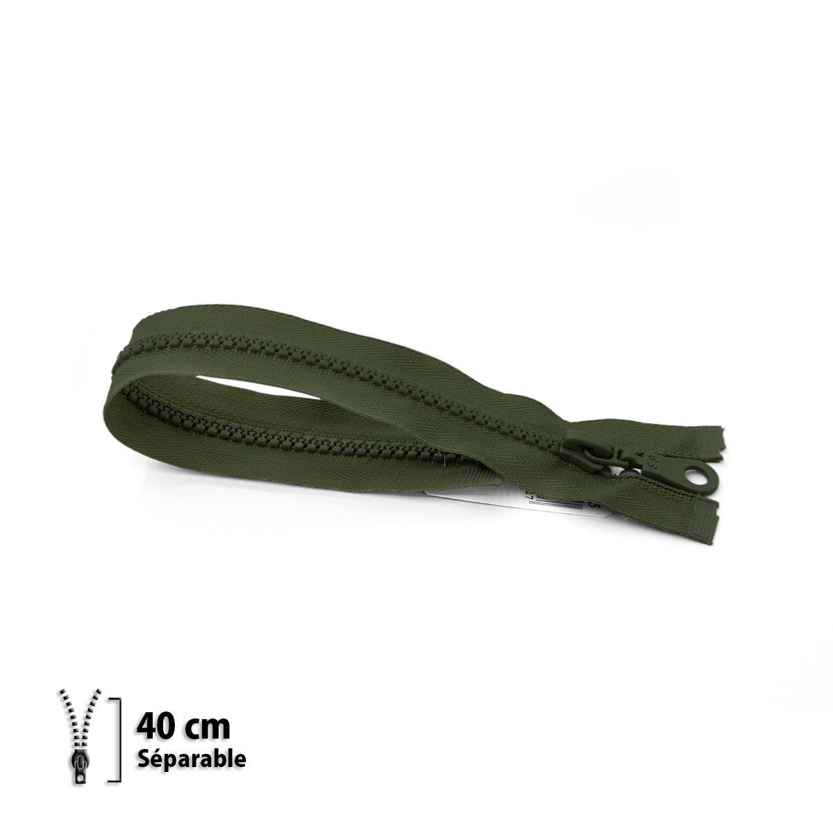 Fermeture Éclair Injectée Séparable Z54 Éclair-Prym – Kaki - maille 6 mm