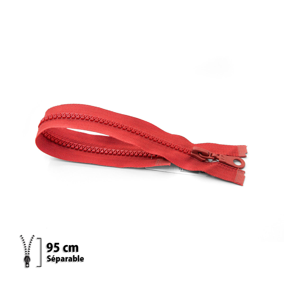 Fermeture Éclair Injectée Séparable Z54 Éclair-Prym – Rouge - maille 6 mm