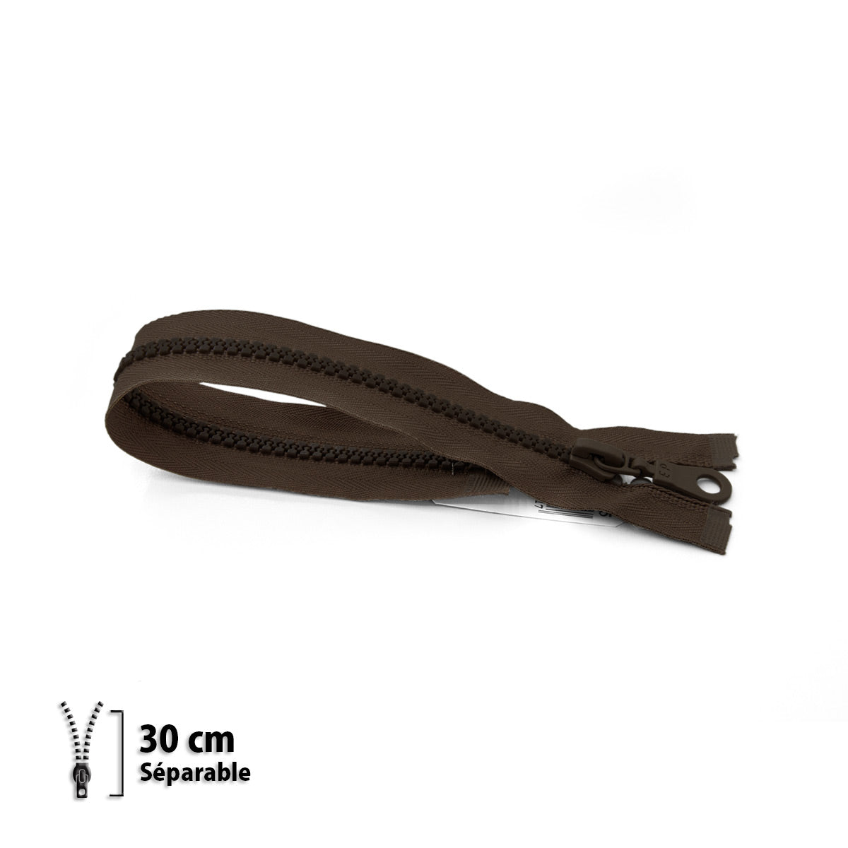 Fermeture Éclair Injectée Séparable Z54 Éclair-Prym – Marron - maille 6 mm