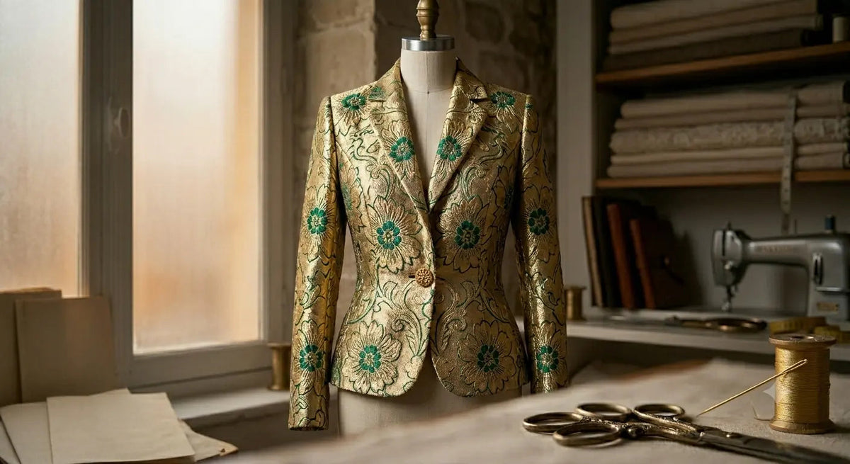 Le tissu brocart : tout savoir pour le coudre comme un pro