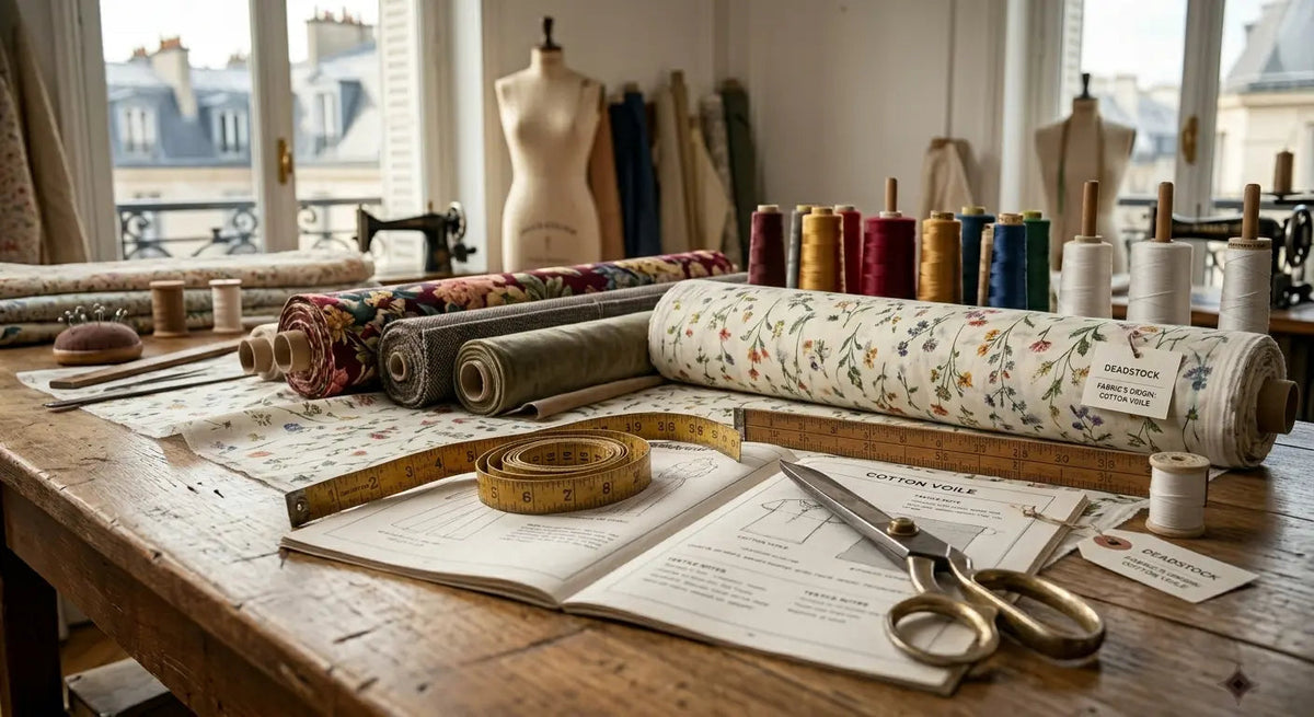 Lire une fiche technique tissu : le guide complet de couture