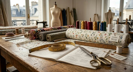 Lire une fiche technique tissu : le guide complet de couture