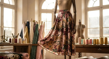 Quel tissu pour une jupe d'été ? Guide complet viscose, lin et fluide