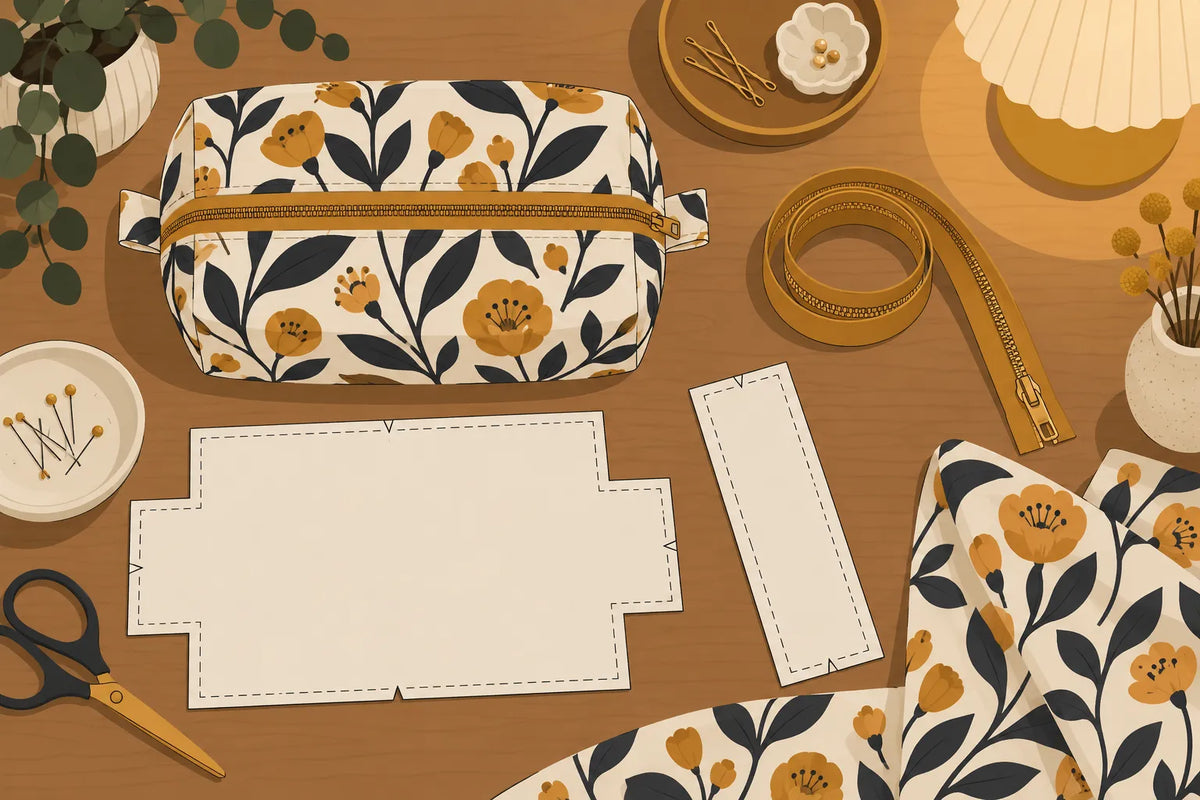 Tutoriel trousse de toilette : patron et étapes faciles