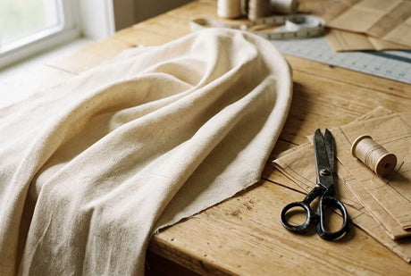Toile à patron en tissu naturel : achetez en coupon de 3 m