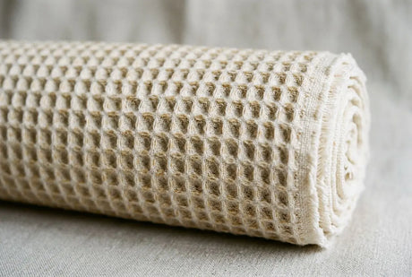 Tissu nid d'abeille en coton : guide et achat en coupon