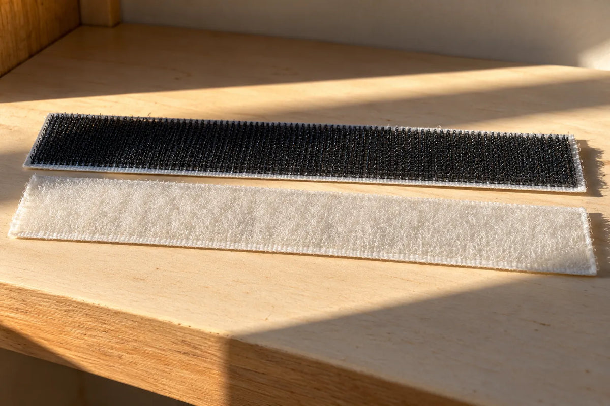 Velcro autocollant : choisir largeur, couleur et adhésif