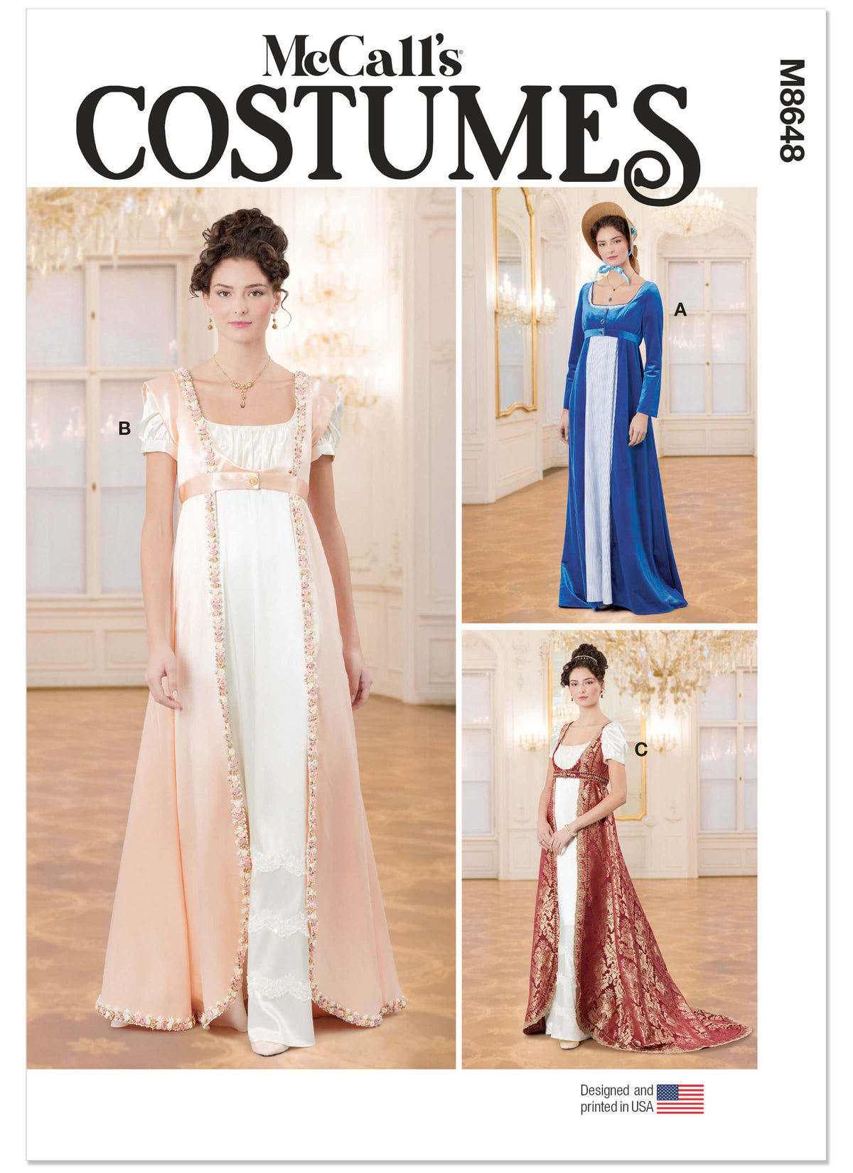 Patron McCall's n°8648 – Manteau et robe Régence