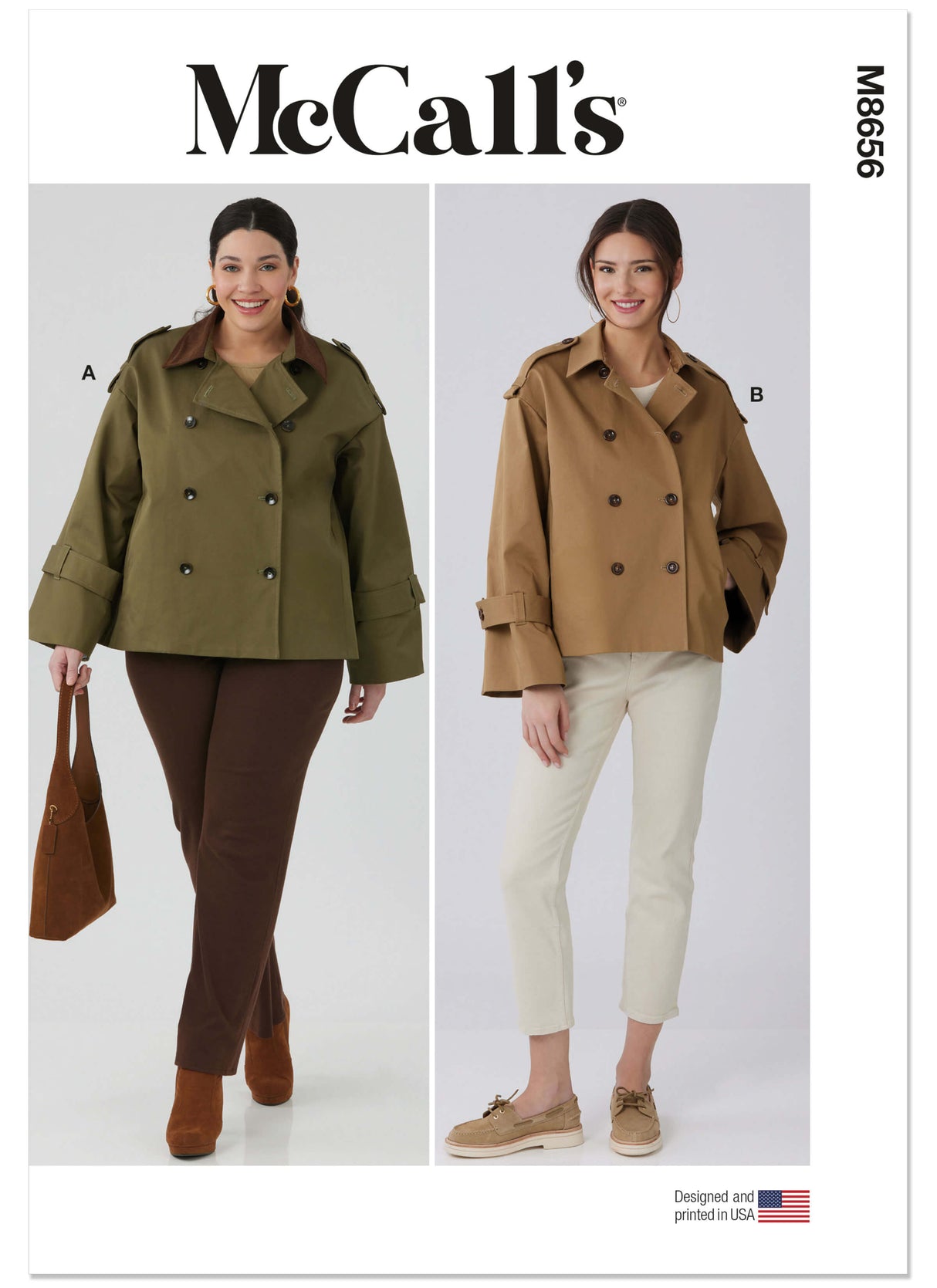 Patron McCall's n°8656 – Trench court ample et doublé