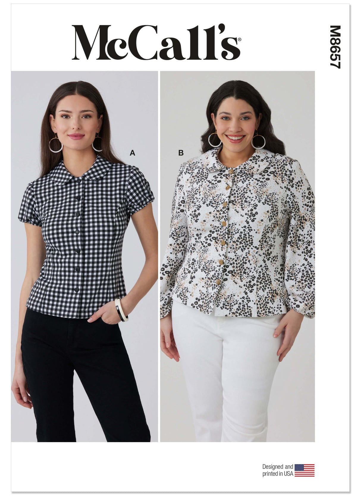 Patron McCall's n°8657 – Hauts en maille boutonnés