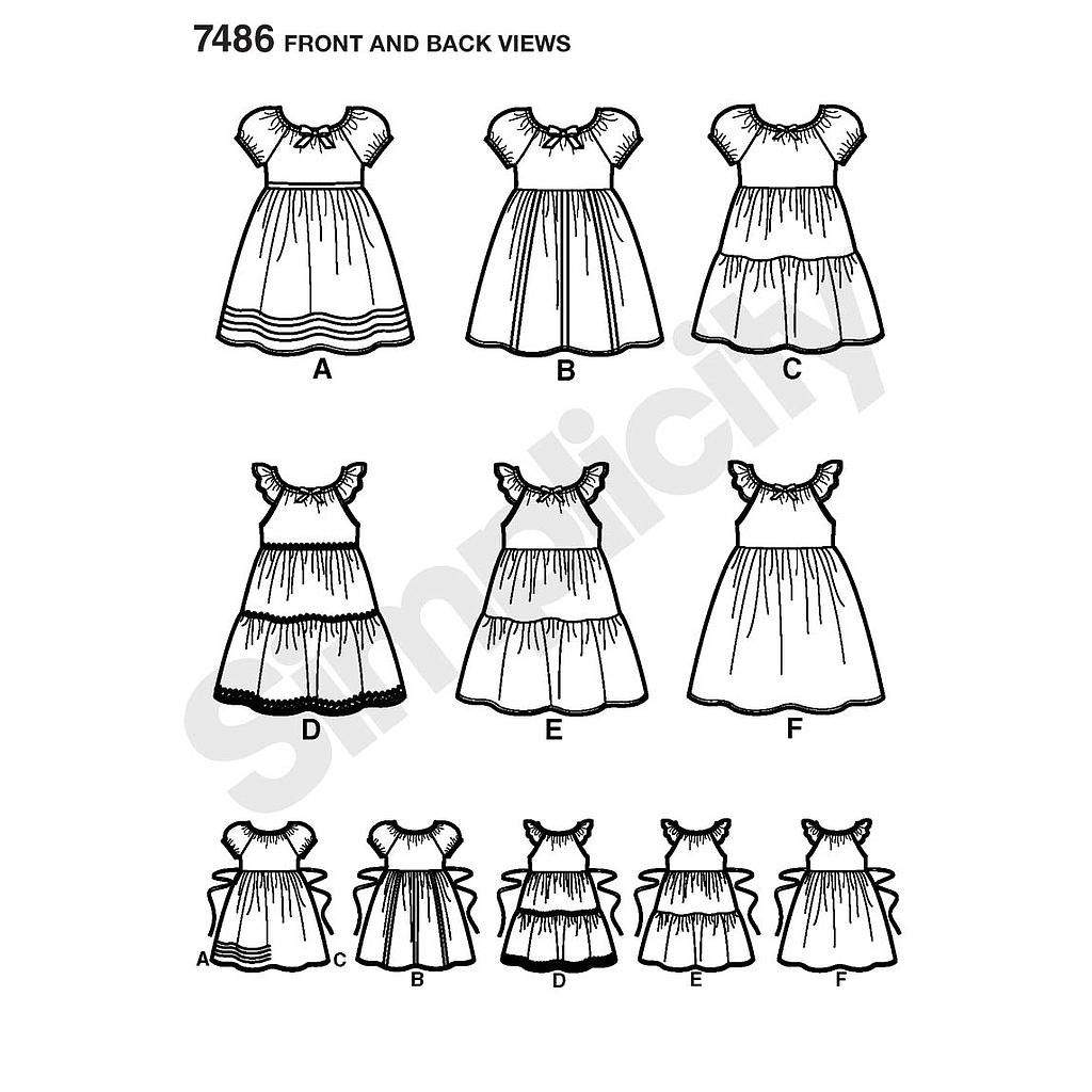 Patron Simplicity n°2377 – Robe pour enfant