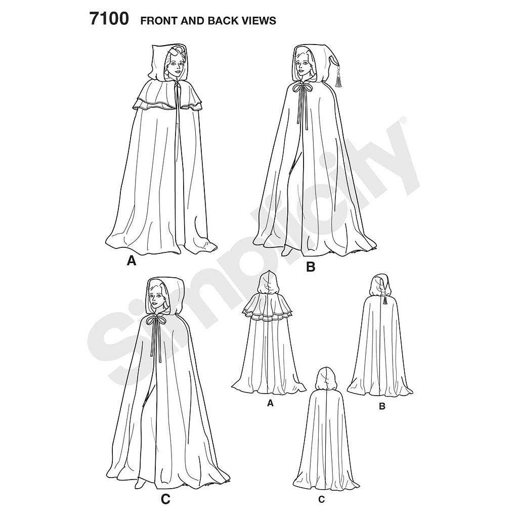 Patron Simplicity n°5794 – Cape pour femme