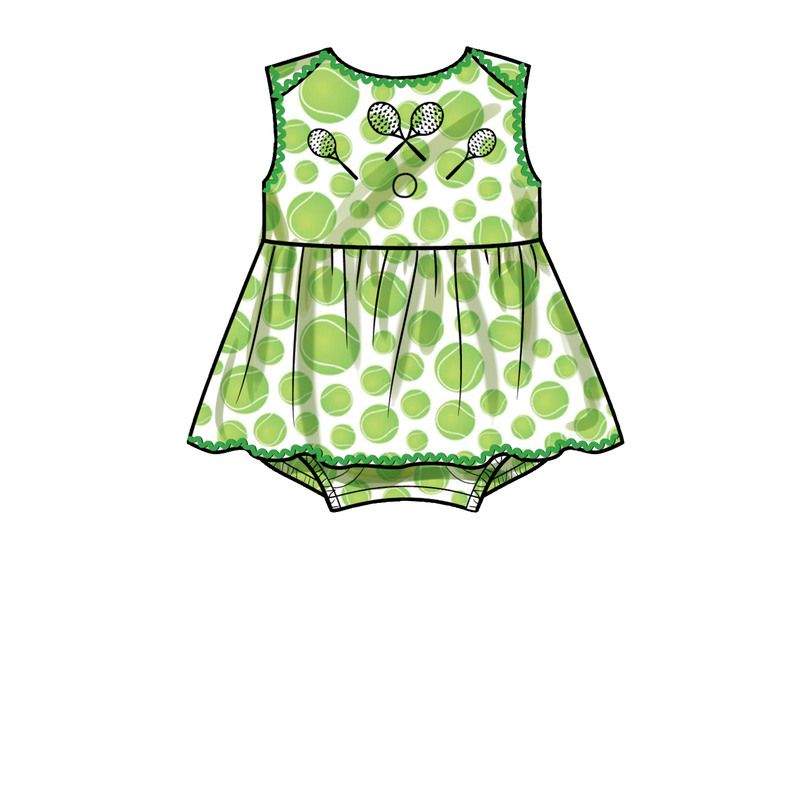 Patron Simplicity S9557.A - Barboteuse pour bébés