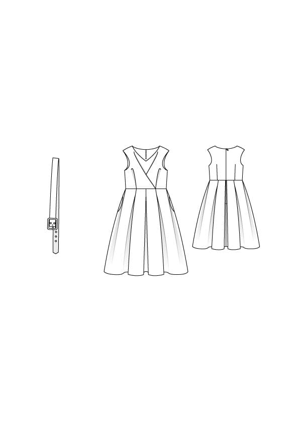 Patron Burda n°5618 - Robe vintage