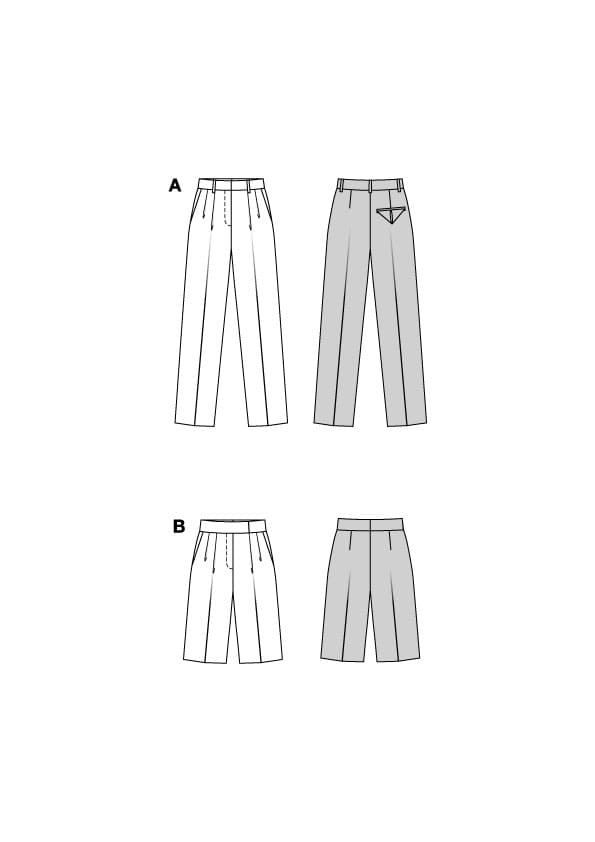 Patron Burda n°5626 - Pantalon et bermuda