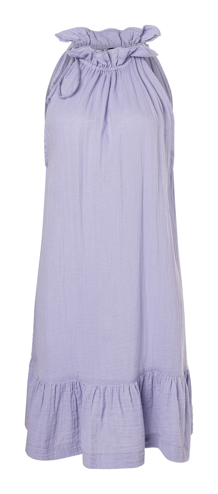 Patron Burda 5628 - Robe estivale nouée au col élégante et féminine