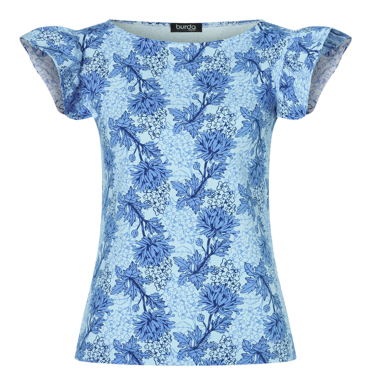 Patron Burda 5629 – Tops & t-shirts à volants