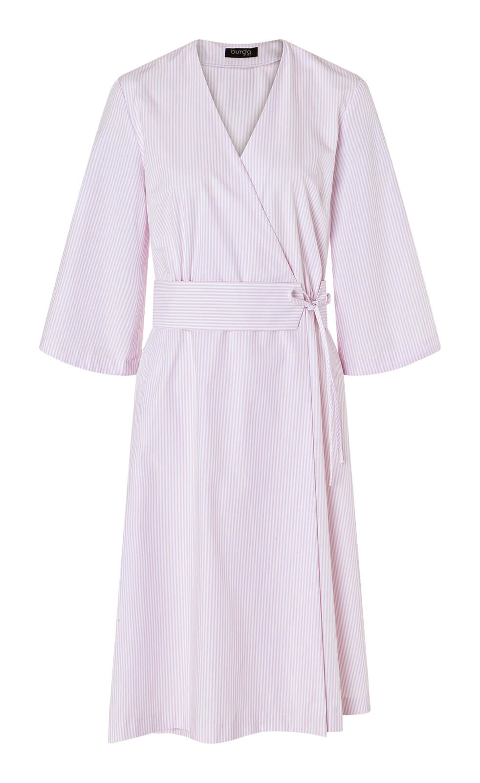 Patron Burda 5637 – Robe portefeuille élégante à coudre