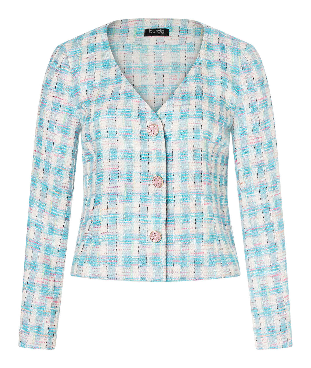 Patron Burda 5649 – Vestes élégantes style French Jacket à coudre