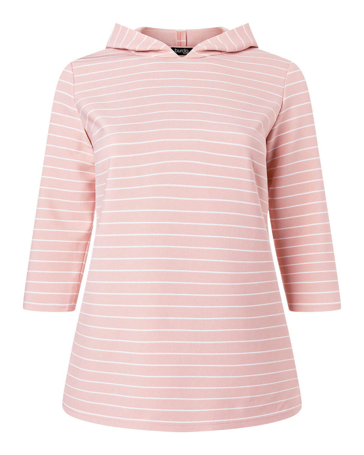 Patron Burda 5651 – Robe T-shirt et sweat à capuche femme