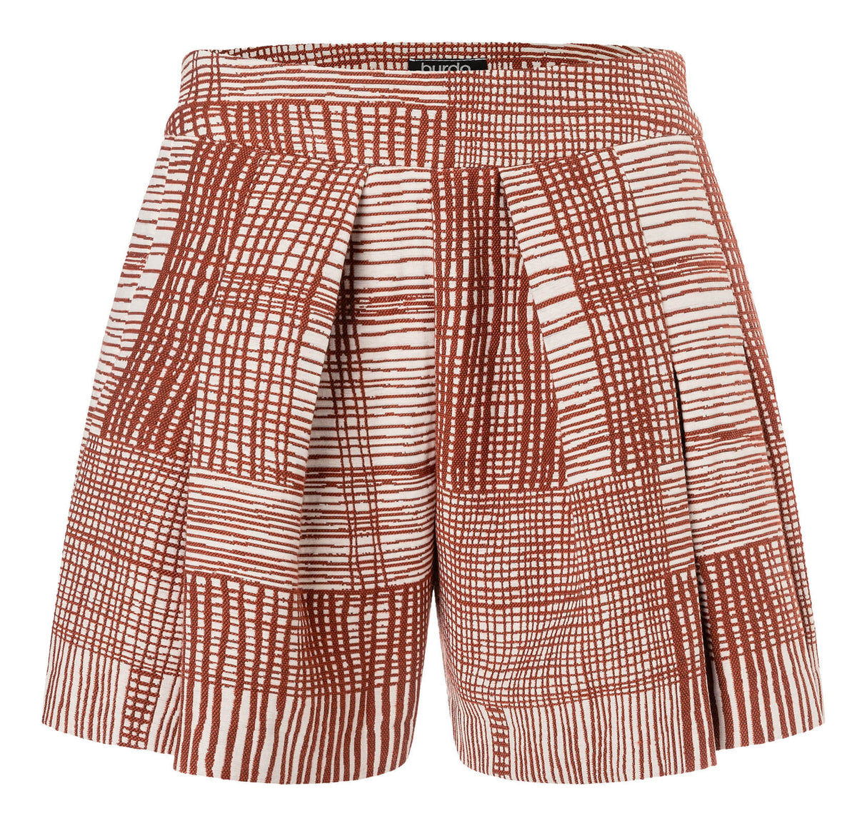 Patron Burda 5654 – Pantalon plissé et short taille haute