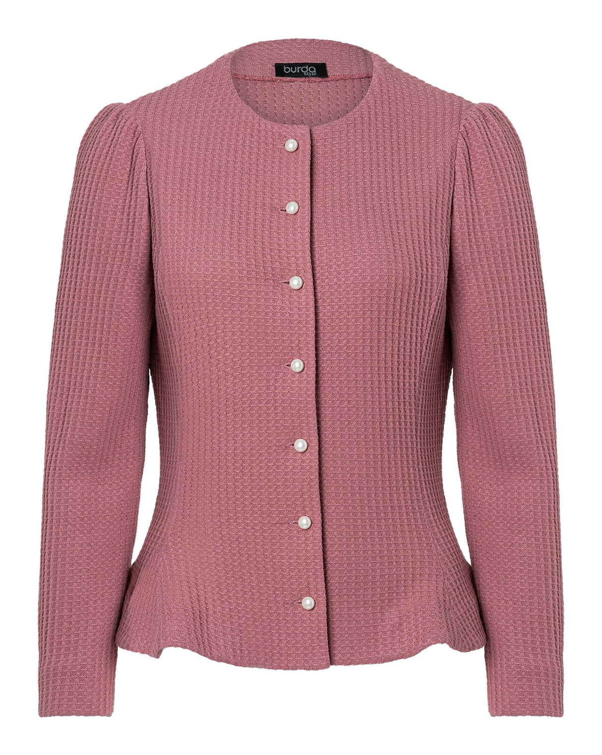 Patron Burda 5667 – Cardigan femme en maille