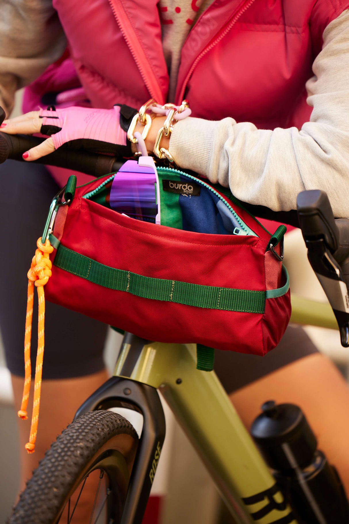 Patron Burda 5670 – Sacoche vélo, porte-bouteille et housse de selle
