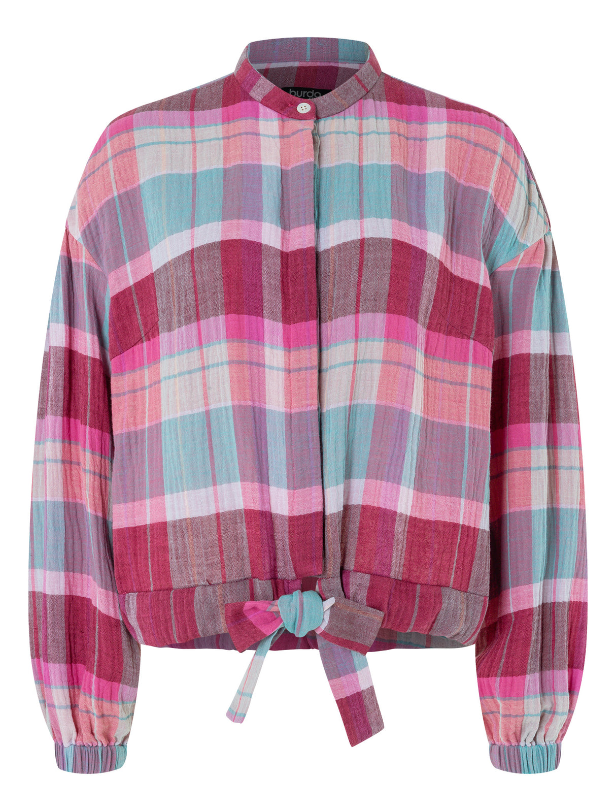 Patron Burda n°5723 - Blouse féminine avec manches volumineuses
